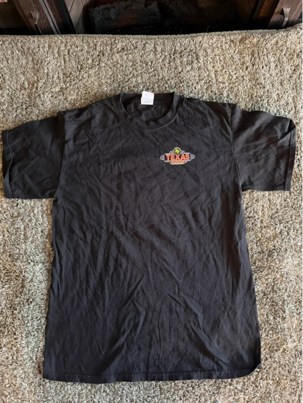 Texas Roadhouse Black Graphic T-Shirt Medium